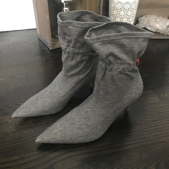 Zara Shoes - Fabric high heel Zara boots